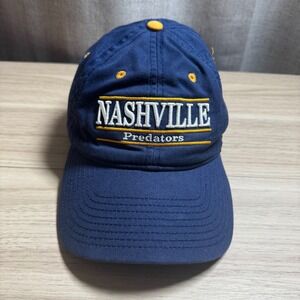 Fanatics Nashville Predators NHL Cap Mens Blue One Size Adjustable Strapback Hat
